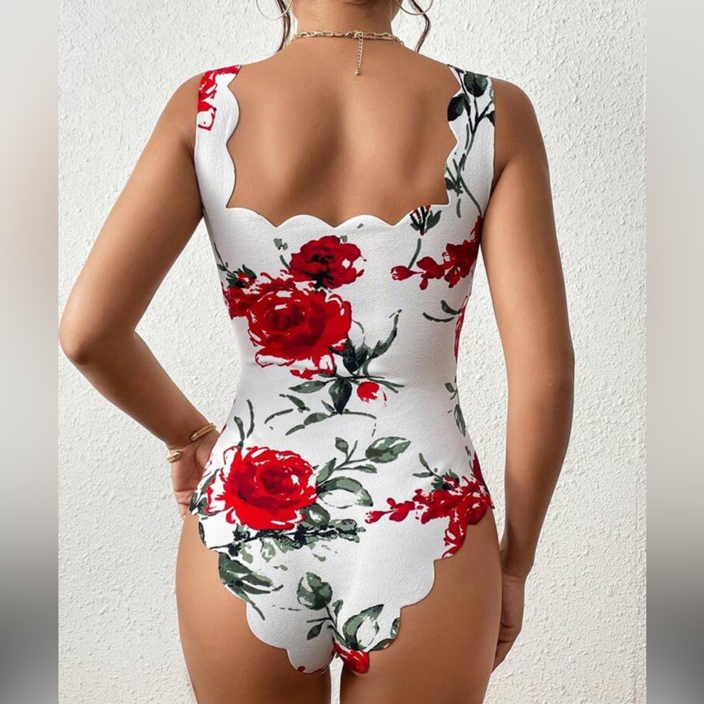 Floral Print, Tank Body Suit- Brand New!
